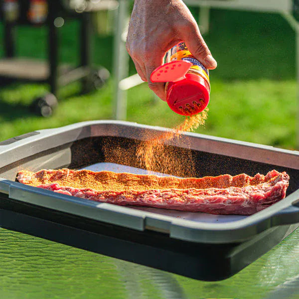 Drip Ez Barbecue Accessories > Food Preparation > Cutting Boards and Prep Tubs Green Drip Ez Forest Green Collapsible Prep Tub Jr. V2.