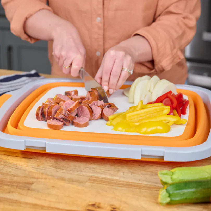 Drip Ez Barbecue Accessories > Food Preparation > Cutting Boards and Prep Tubs Green Drip Ez Forest Green Collapsible Prep Tub Jr. V2.