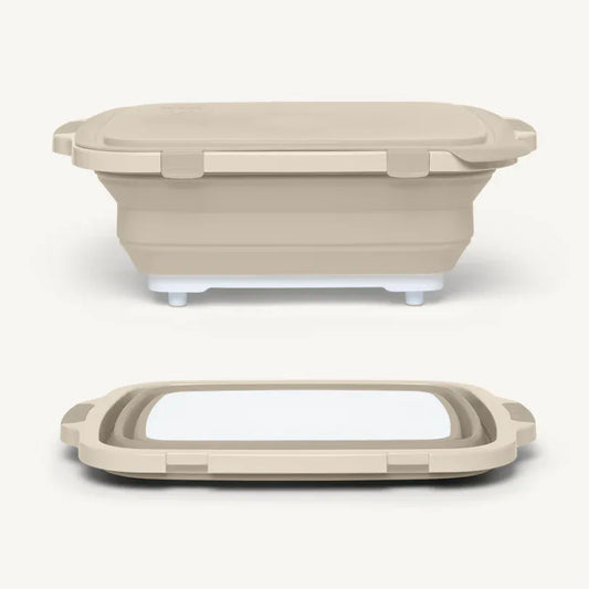 Drip Ez Barbecue Accessories > Food Preparation > Cutting Boards and Prep Tubs Sandstone Drip Ez Sand Stone Collapsible Prep Tub V2