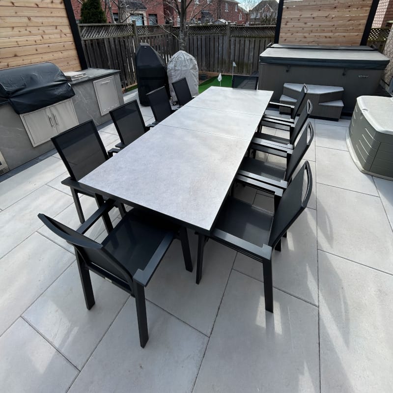 Exterior Elements Outdoor Living > Patio Furniture > Dining Exterior Elements Pop-Up Dining Table