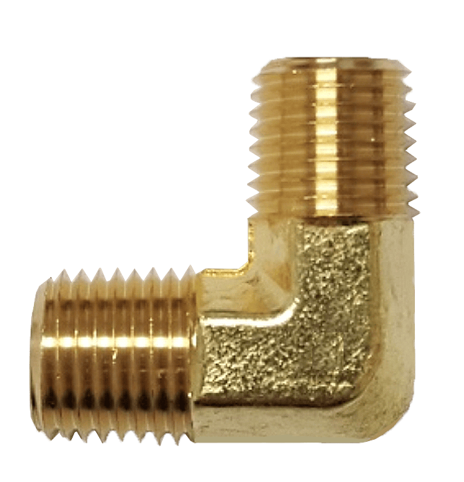 Fairview Fittings Barbecue Parts > Hoses & Fittings > Fittings Brass Fitting - 1/2" Male to 3/8" Male Pipe Thread Elbow