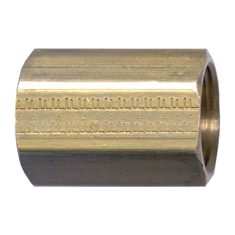 Fairview Fittings Barbecue Parts > Hoses & Fittings > Fittings Brass Fitting - 1/8" Double Female Threaded Coupling