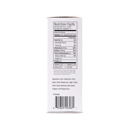 Fire & Flavor Edibles > Seasoning > Brines Fire & Flavor Apple Sage Turkey Brine Kit - Gluten Free