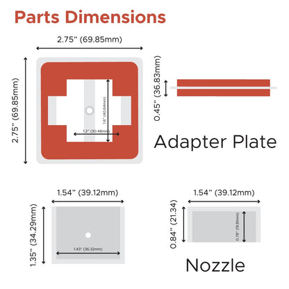Fireboard Barbecue Accessories > Thermometers > Digital > Probes FireBoard Drive Blower Nozzle Adapter