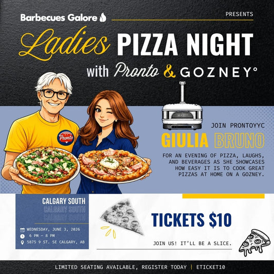 Gozney Outdoor Cooking Calgary South Onsite Ladies Pizza Night Event with PRONTOYYC and Gozney