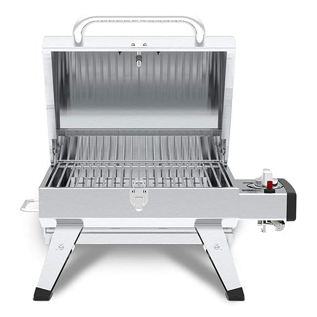 GrillPro Outdoor Cooking > Portable Grills > Propane GrillPro Stainless Steel Table Top Propane Grill