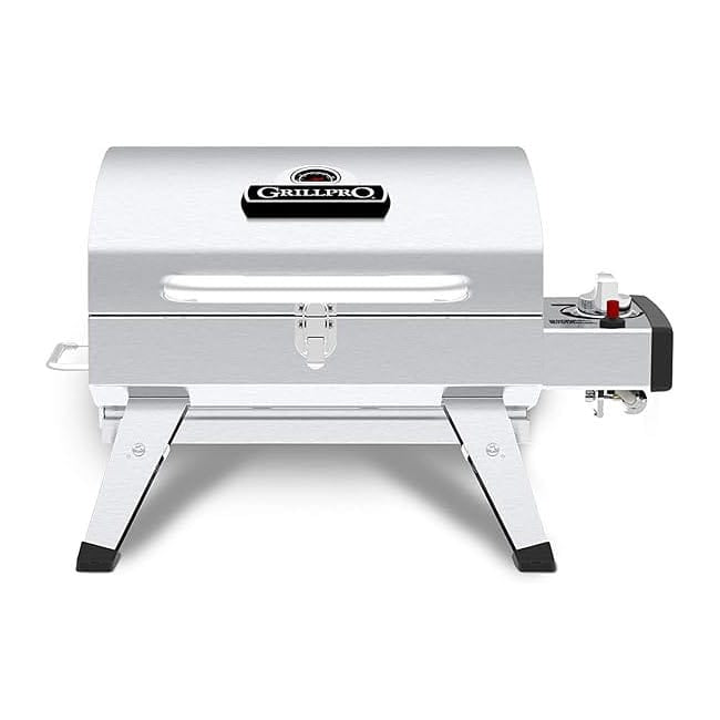 GrillPro Outdoor Cooking > Portable Grills > Propane GrillPro Stainless Steel Table Top Propane Grill