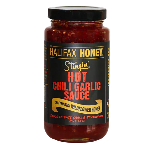 Halifax Hot Honey Edibles > Seasoning > Sauce Halifax Hot Honey Stingin' Hot Chili Garlic Sauce