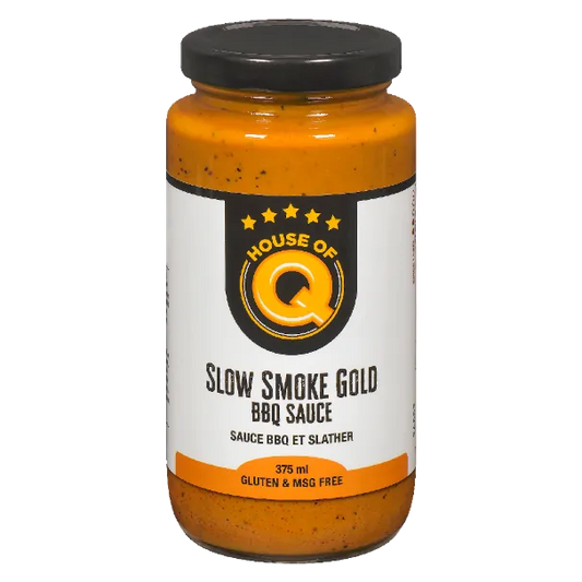 House of Q Edibles > Seasoning > Sauce House of Q - Slow Smoke Gold Mustard BBQ Sauce & Slather