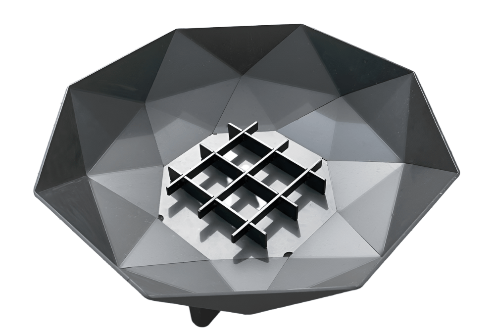 Iron Embers Outdoor Living > Firepits > Firepit Accessories Iron Embers Small Fire Grate - 3' Polygon & 4' Pyramid