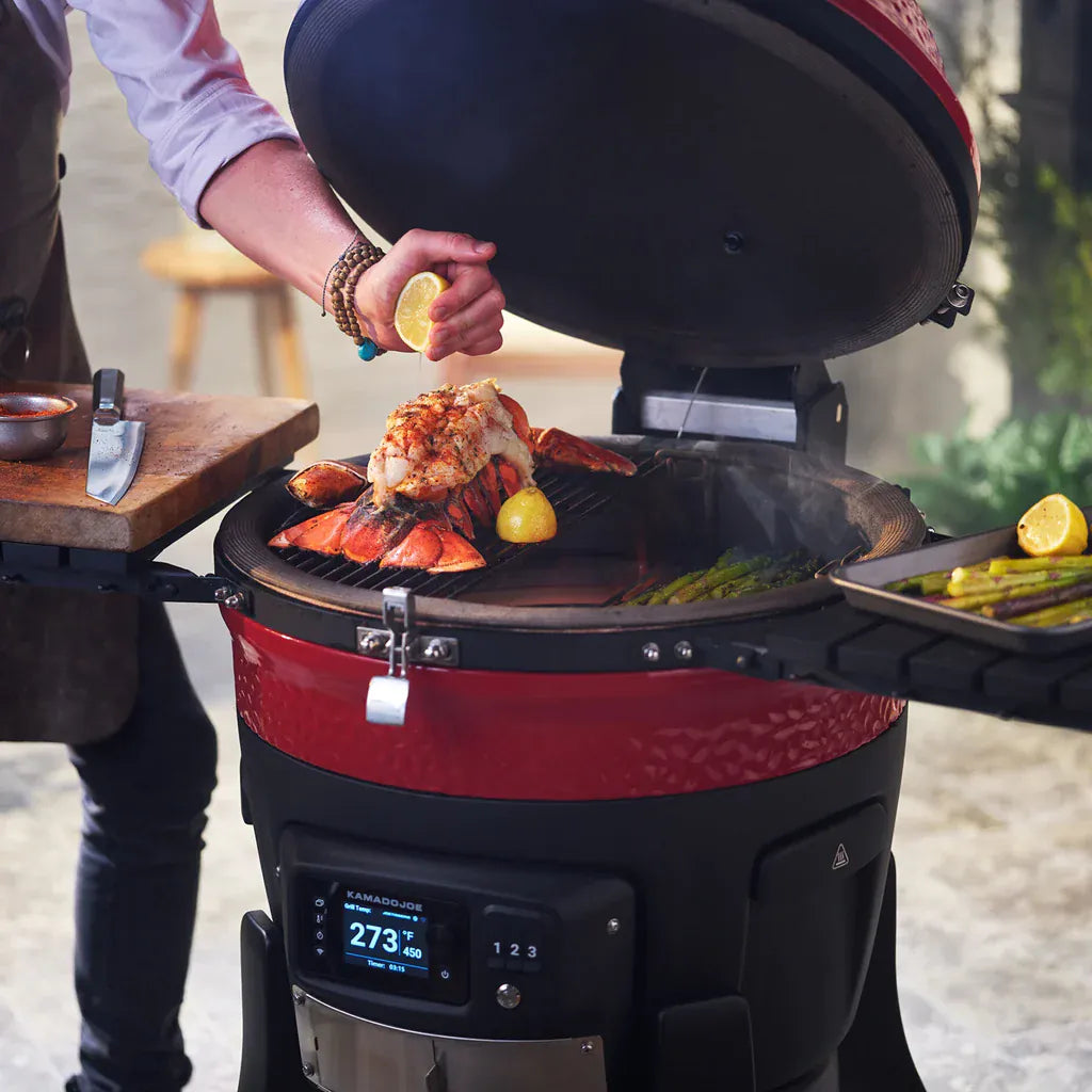 Kamado Joe Outdoor Cooking > Smokers > Charcoal Grills Kamado Joe - Konnected Joe Digital Charcoal Grill and Smoker