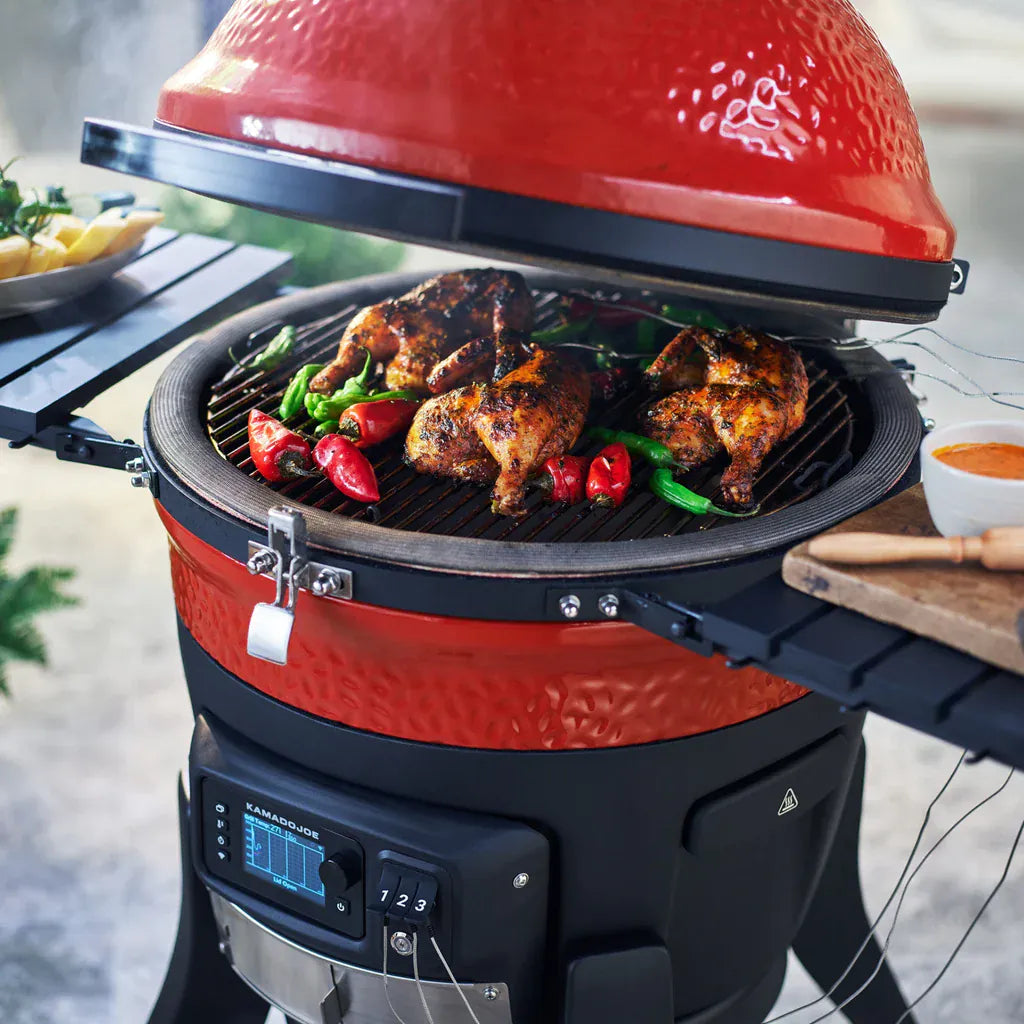 Kamado Joe Outdoor Cooking > Smokers > Charcoal Grills Kamado Joe - Konnected Joe Digital Charcoal Grill and Smoker
