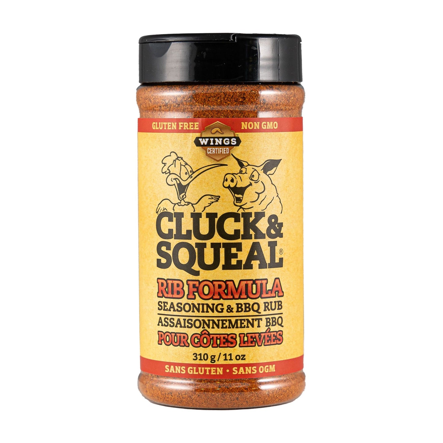 Cluck and Squeal Rib Formula