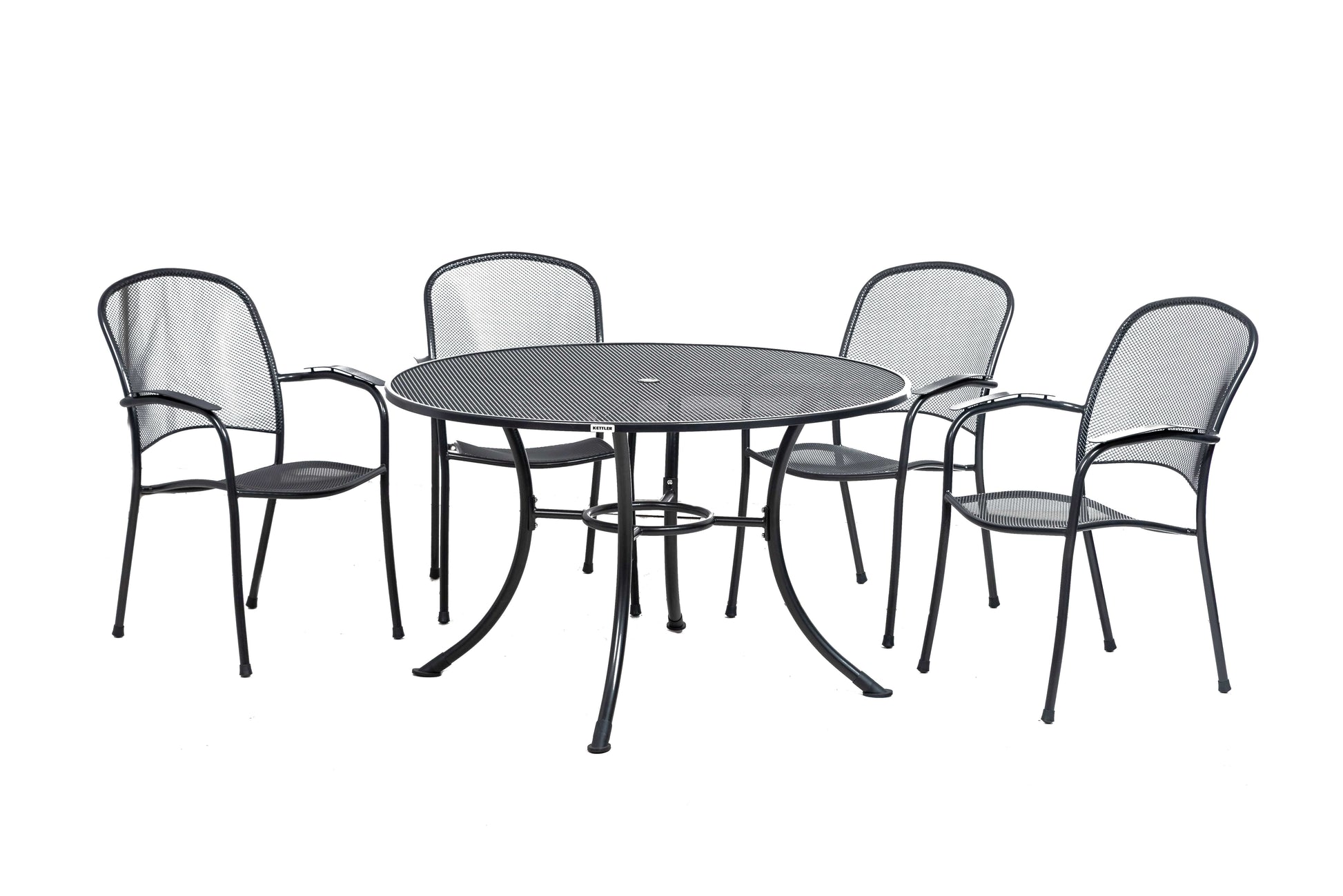Kettler Outdoor Living > Patio Furniture > Dining Kettler 48" Dining Set w/ 4 Chairs