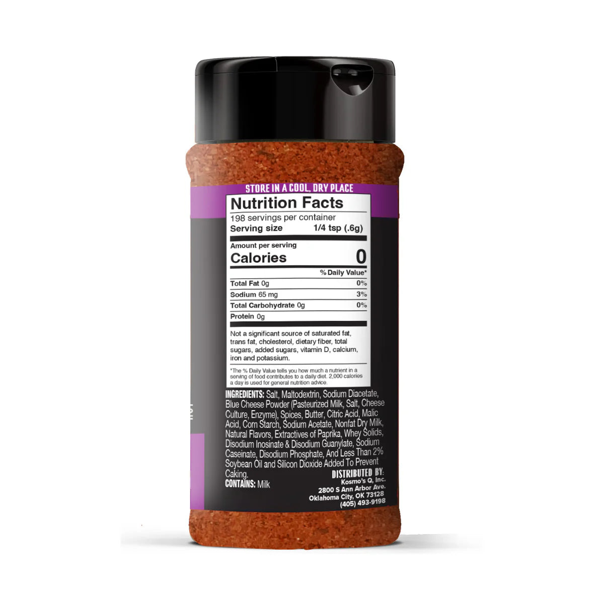 KOSMO'S Q Wing Dust - Kickin Cajun - Gluten Free