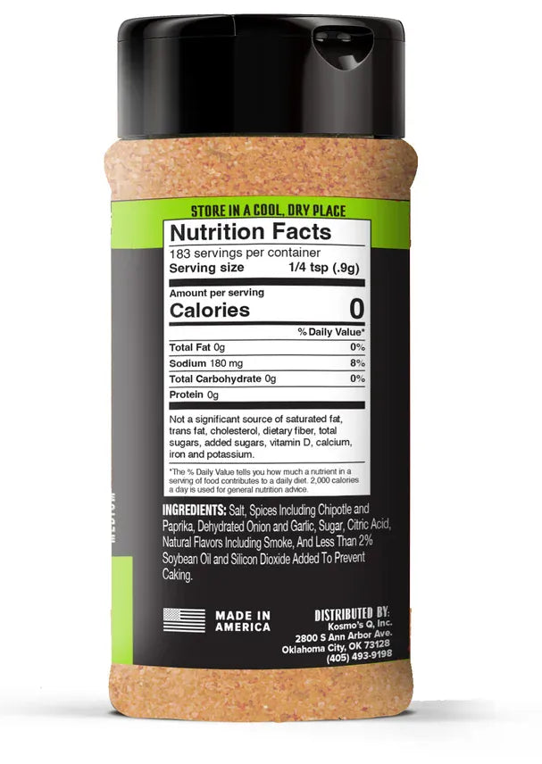 Kosmos Q Edibles > Seasoning > Rubs KOSMO'S Q Wing Dust - Chili Lime