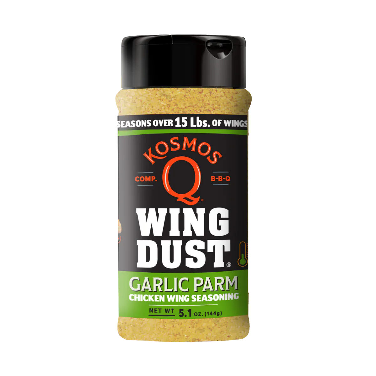 Kosmos Q Edibles > Seasoning > Rubs KOSMO'S Q Wing Dust - Garlic Parmesan