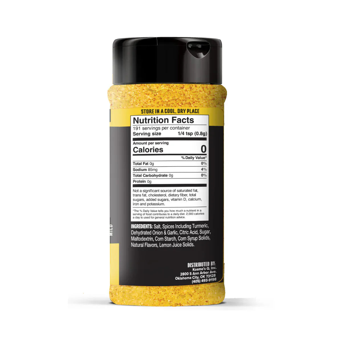 Kosmos Q Edibles > Seasoning > Rubs KOSMO'S Q Wing Dust - Lemon Pepper - Gluten Free
