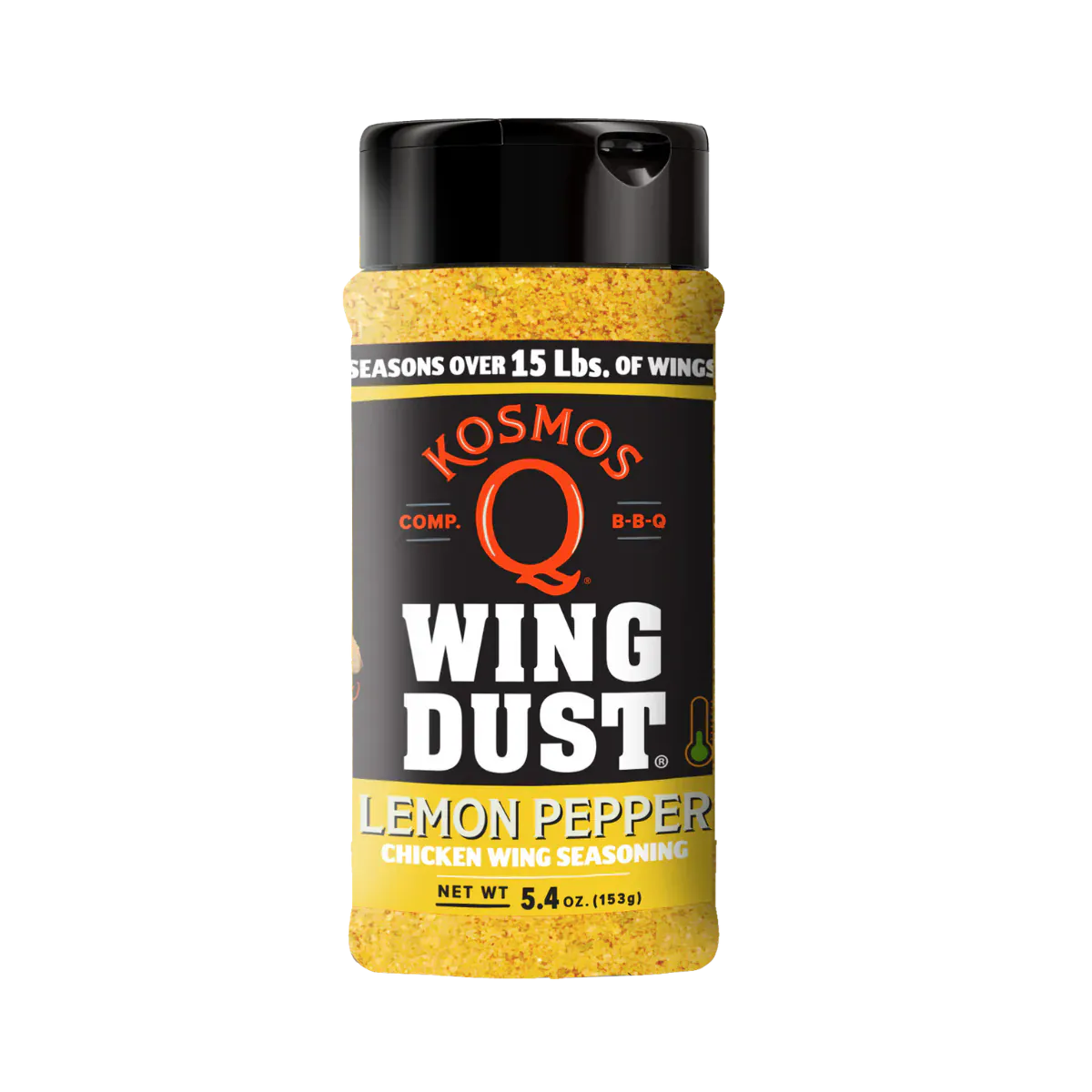 Kosmos Q Edibles > Seasoning > Rubs KOSMO'S Q Wing Dust - Lemon Pepper - Gluten Free