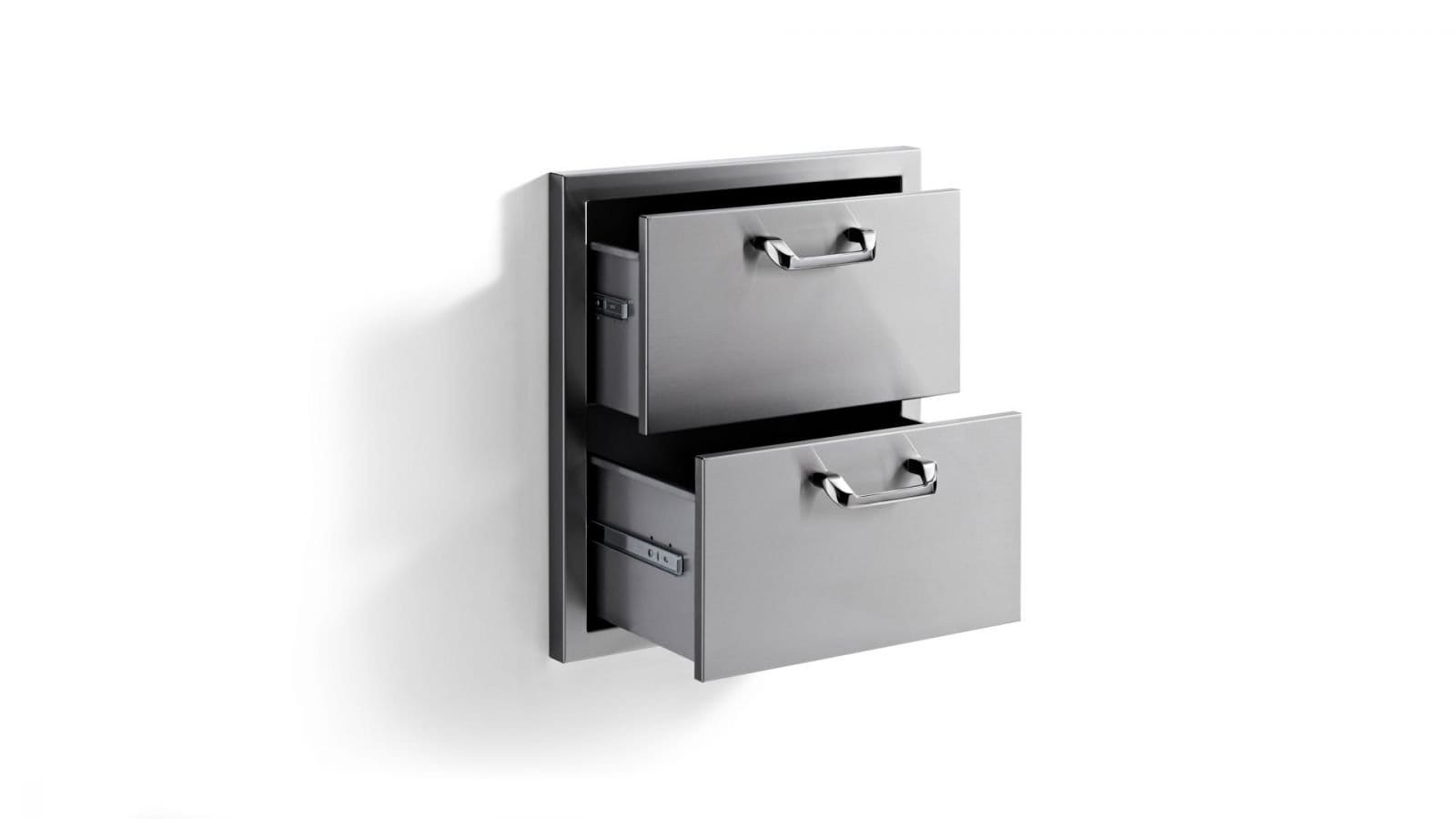 Lynx Outdoor Cooking > Outdoor Kitchens > Built In > Accessory Components Lynx 19" Sedona double drawers