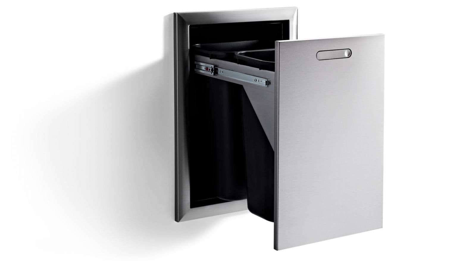 Lynx Outdoor Cooking > Outdoor Kitchens > Built In > Accessory Components Lynx Ventana Outdoor Trash and Recycle Center
