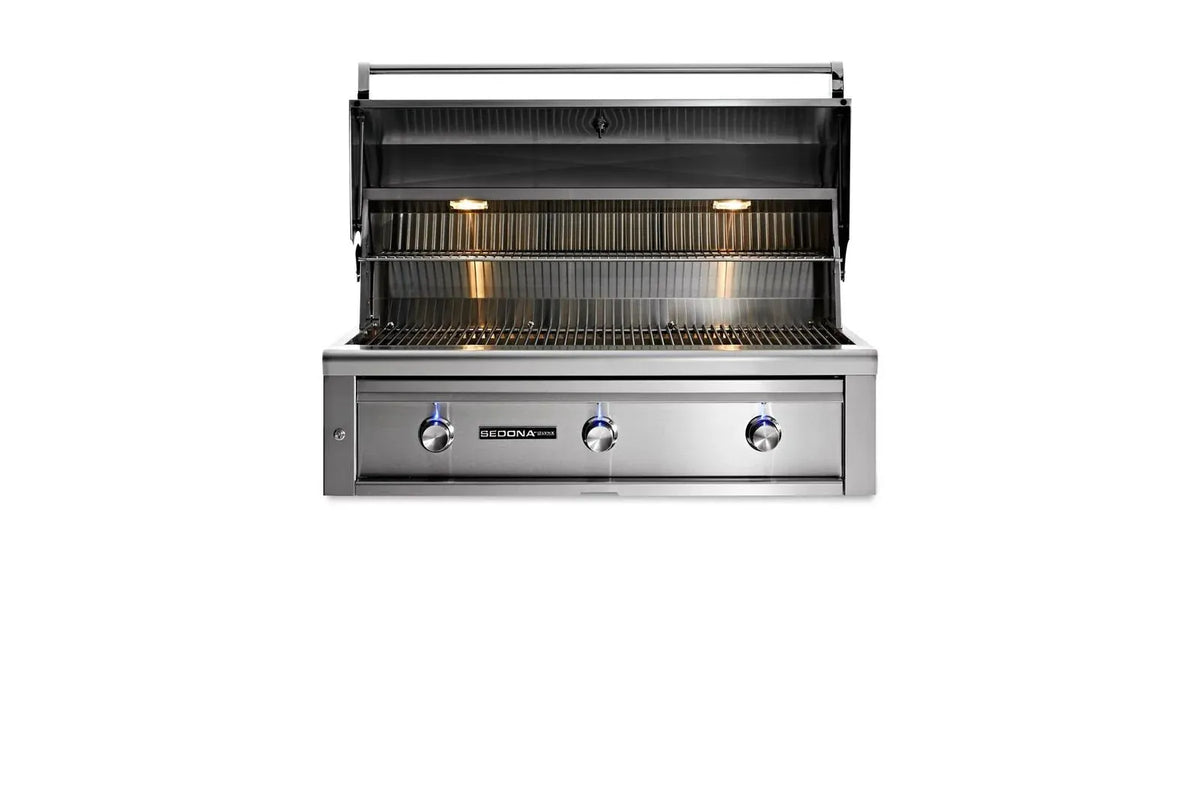 Lynx Outdoor Cooking > Outdoor Kitchens > Built In > Grill Heads Lynx 42" Sedona Built-In Grill Head w/ Infrared Burner