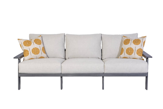 Mallin Outdoor Living > Patio Furniture > Deep Seating Makar Silver / Glimmer Grey Mallin Dakoda Sofa