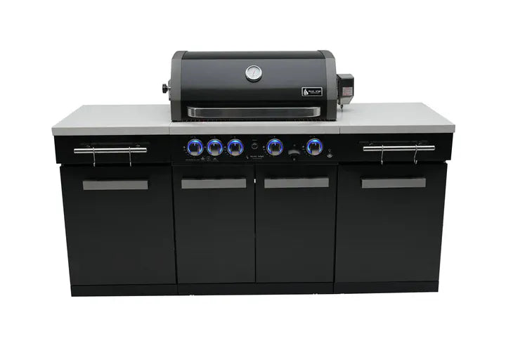 Mont Alpi Outdoor Cooking > Outdoor Kitchens > Islands Black Mont Alpi 957 Island