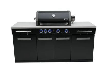 Mont Alpi Outdoor Cooking > Outdoor Kitchens > Islands Black Mont Alpi 957 Island
