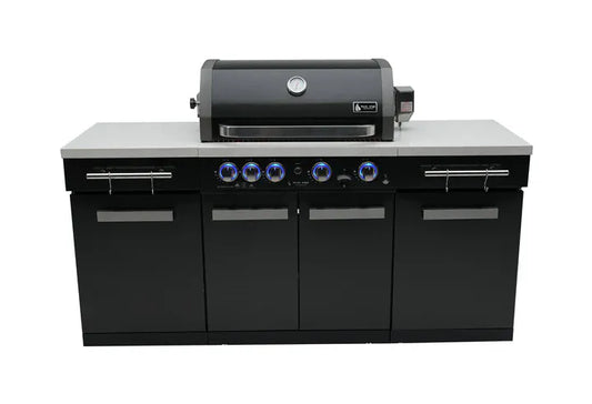 Mont Alpi Outdoor Cooking > Outdoor Kitchens > Islands Black Mont Alpi 957 Island