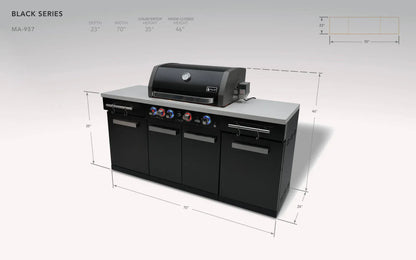 Mont Alpi Outdoor Cooking > Outdoor Kitchens > Islands Mont Alpi 957 Island