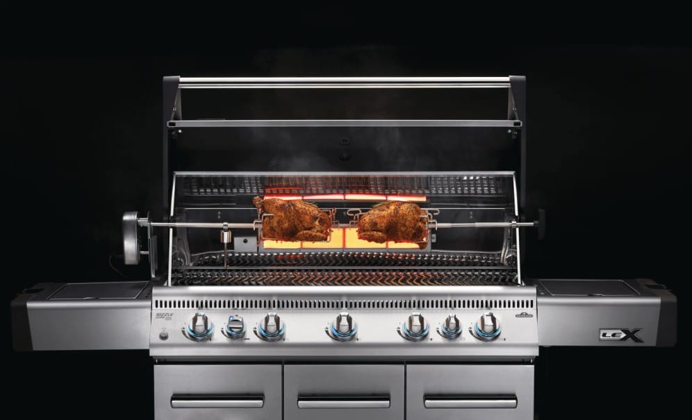 Napoleon Barbecue Accessories > Grilling Tools > Attachments > Rotisserie Accessories Commercial Grade Rotisserie Kit For Charcoal PRO Grill (PRO605CSS)
