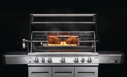 Napoleon Barbecue Accessories > Grilling Tools > Attachments > Rotisserie Accessories Commercial Grade Rotisserie Kit For Charcoal PRO Grill (PRO605CSS)
