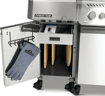 Napoleon Barbecue Attachments > Cabinets Napoleon Prestige® Under Grill Storage (2 Cabinet Set)