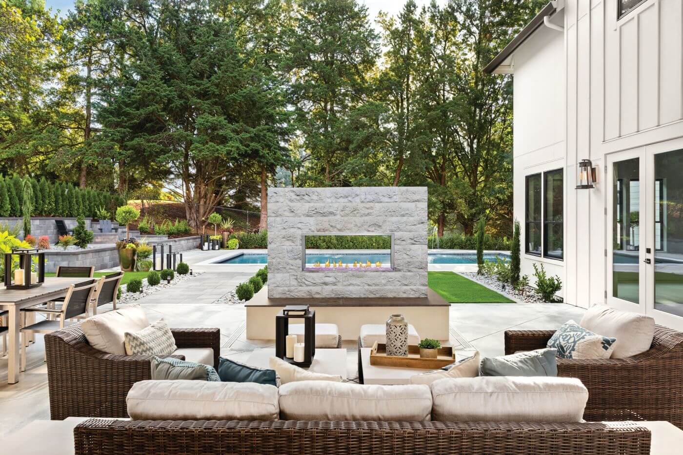 Napoleon Fireplaces > Gas Fireplaces > Direct Vent > Outdoor Napoleon Galaxy Outdoor Fireplace