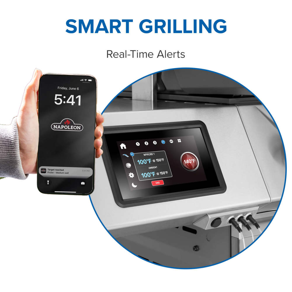 Napoleon Outdoor Cooking > Gas Grills > BBQs Napoleon Phantom Prestige® 500 Connected RSIB 50th Anniversary Edition