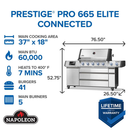 Napoleon Outdoor Cooking > Gas Grills > BBQs Napoleon Prestige PRO665 Elite