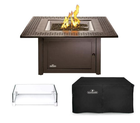 Napoleon Outdoor Living > Firepits > Gas Firepits Napoleon Square Kensington Fire Table