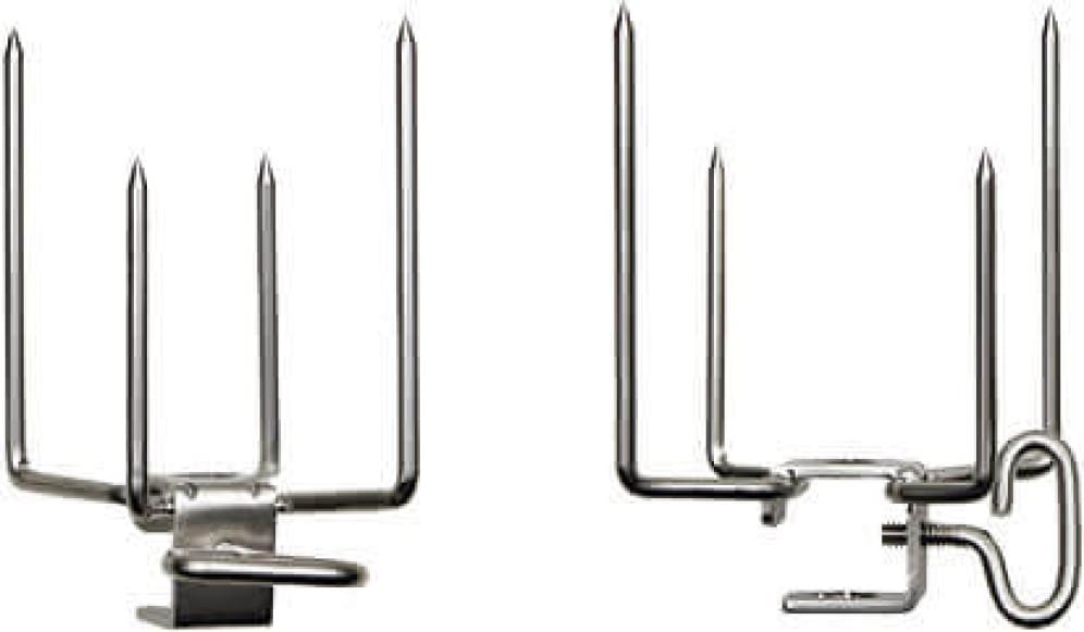 Napoleon Rotisserie Forks Napoleon 69001 Comercial Quality Rotisserie Fork (Set of Two)