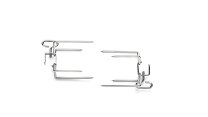 Napoleon Rotisserie Forks Napoleon 69001 Comercial Quality Rotisserie Fork (Set of Two)