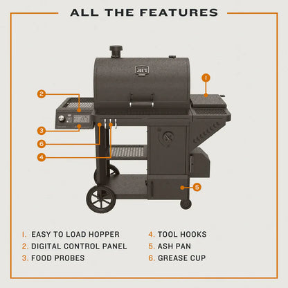 Oklahoma Joe's Outdoor Cooking > Smokers > Charcoal Grills Oklahoma Joe's Tahoma 1200A DLX Auto-Feed Charcoal Grill