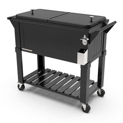 Permasteel Outdoor Living > Coolers Black Permasteel Antique Patio Cooler
