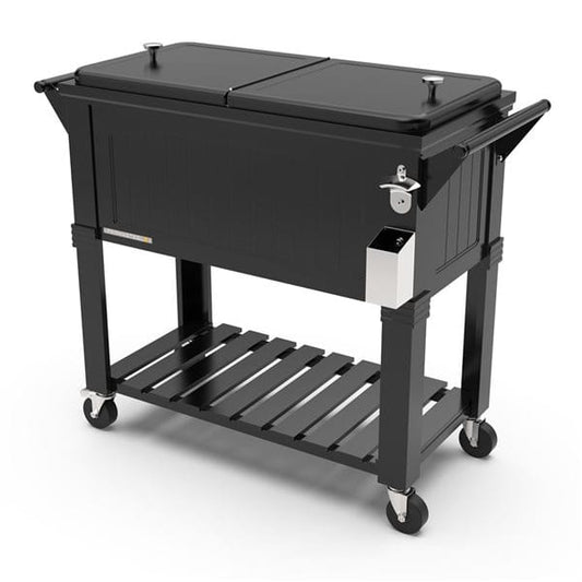 Permasteel Outdoor Living > Coolers Black Permasteel Antique Patio Cooler