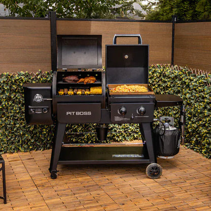 Pit Boss Outdoor Cooking > Smokers > Pellet Grills Pit Boss Competition Series 1020 Pellet Grill & Gas Griddle Combo