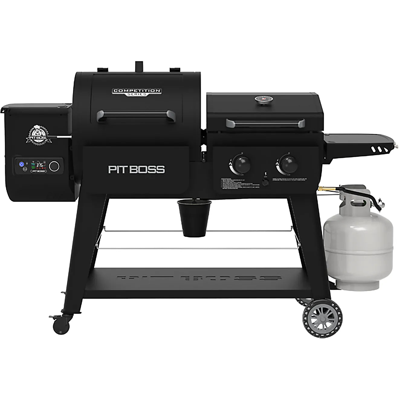 Pit Boss Outdoor Cooking > Smokers > Pellet Grills Pit Boss Competition Series 1020 Pellet Grill & Gas Griddle Combo