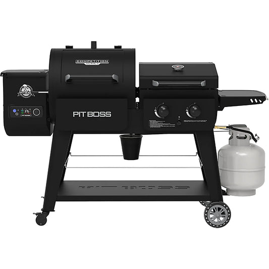 Pit Boss Outdoor Cooking > Smokers > Pellet Grills Pit Boss Competition Series 1020 Pellet Grill & Gas Griddle Combo