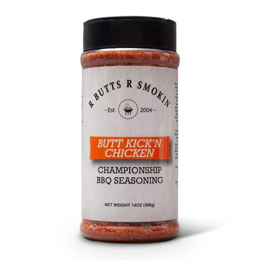 R Butts R Smokin Barbecue Accessories > Food Prep > Sauces & Spices R Butts R Smokin' Butt Kick'n Chicken BBQ Rub