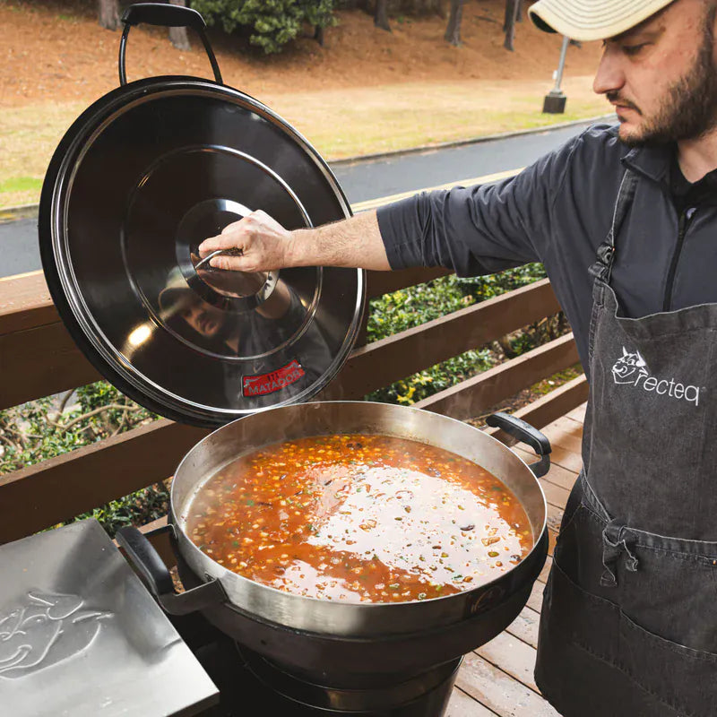 Recteq Barbecue Accessories > Grill Toppers > Pots & Pans Bullseye Matador Pan and Lid
