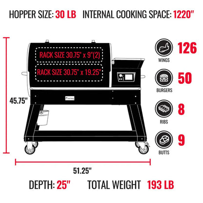 Recteq Outdoor Cooking > Smokers > Pellet Grills Recteq Backyard Beast 1200