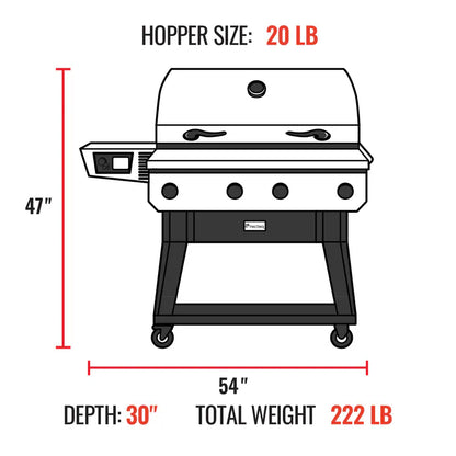 Recteq Outdoor Cooking > Smokers > Pellet Grills Recteq X-Fire pro 825